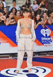 26 August 2018 - Toronto, Ontario, Canada.  Halsey arrives at the 2018 iHeartRadio MuchMusic Video Awards at MuchMusic HQ. Photo Credit: Brent Perniac/AdMedia